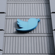 Twitter's blue bird logo can be seen on its headquarters in San Francisco.
